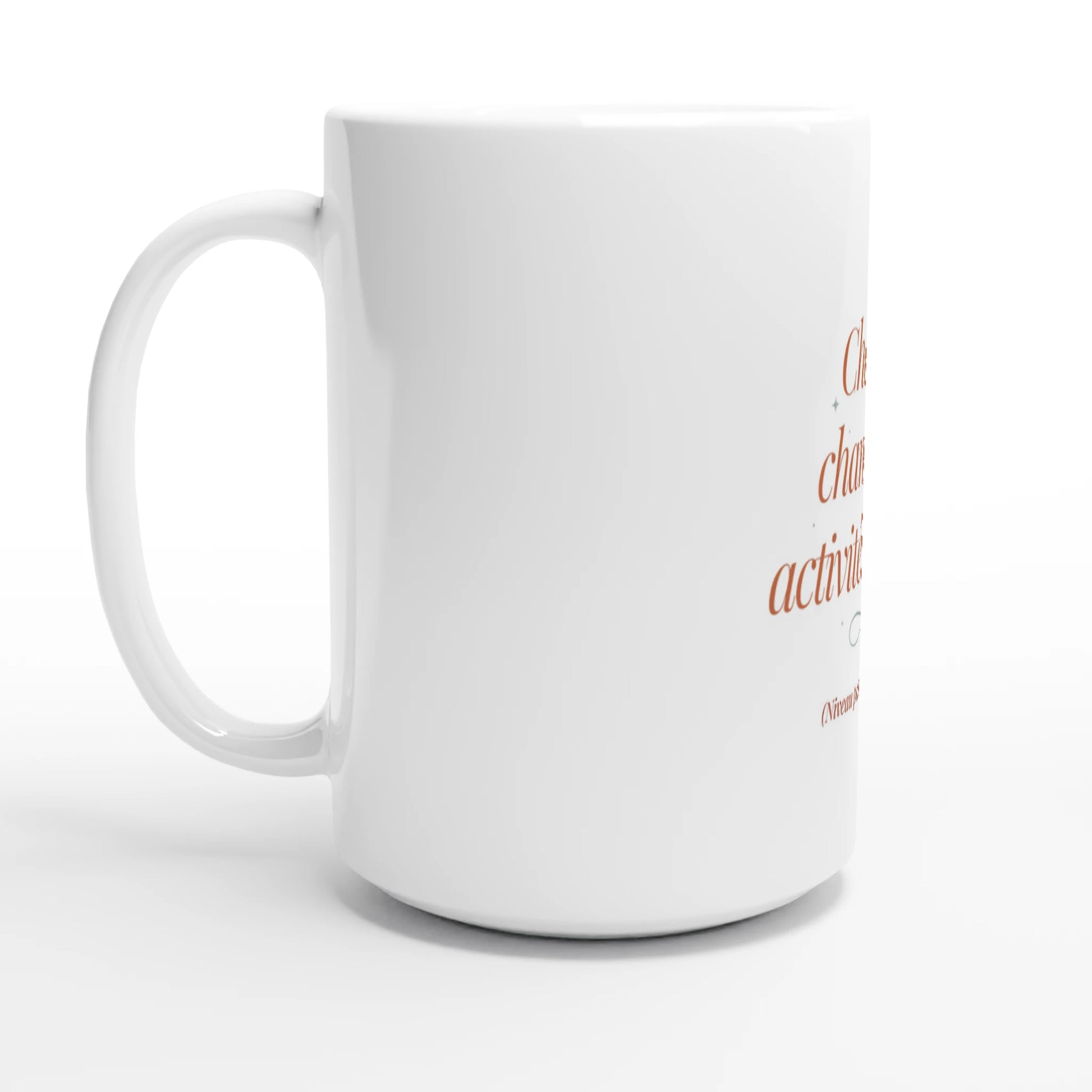Mug Cheffe de chantier nounou : vue de profil humour bienveillant Plus qu'un Merci