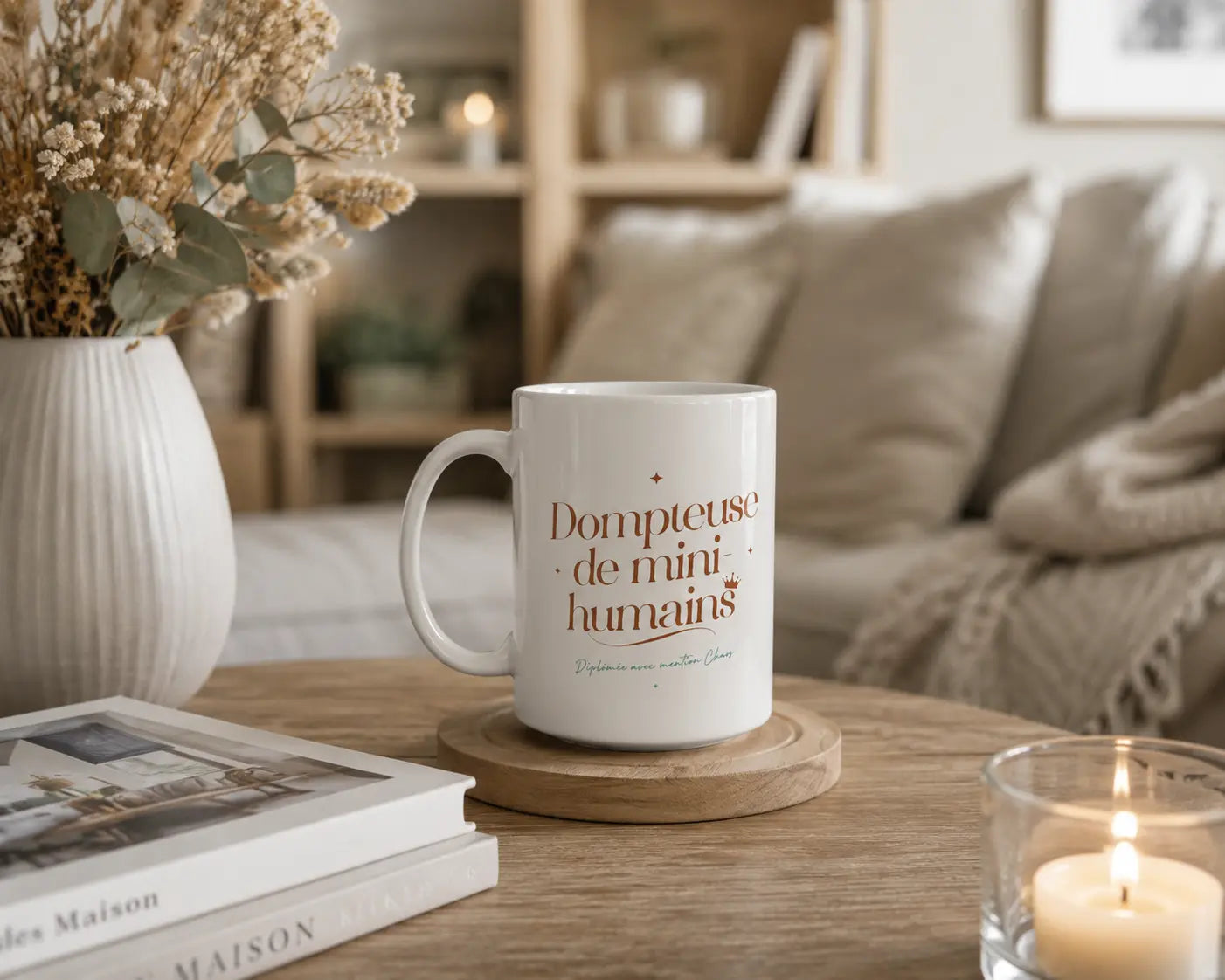 Tasse Dompteuse de Mini-Humains - Cadeau Nounou Original