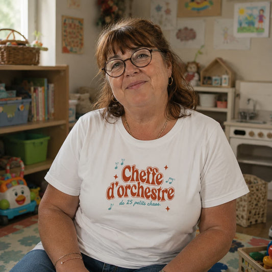 T-shirt "Cheffe d'orchestre" - Cadeau maîtresse original