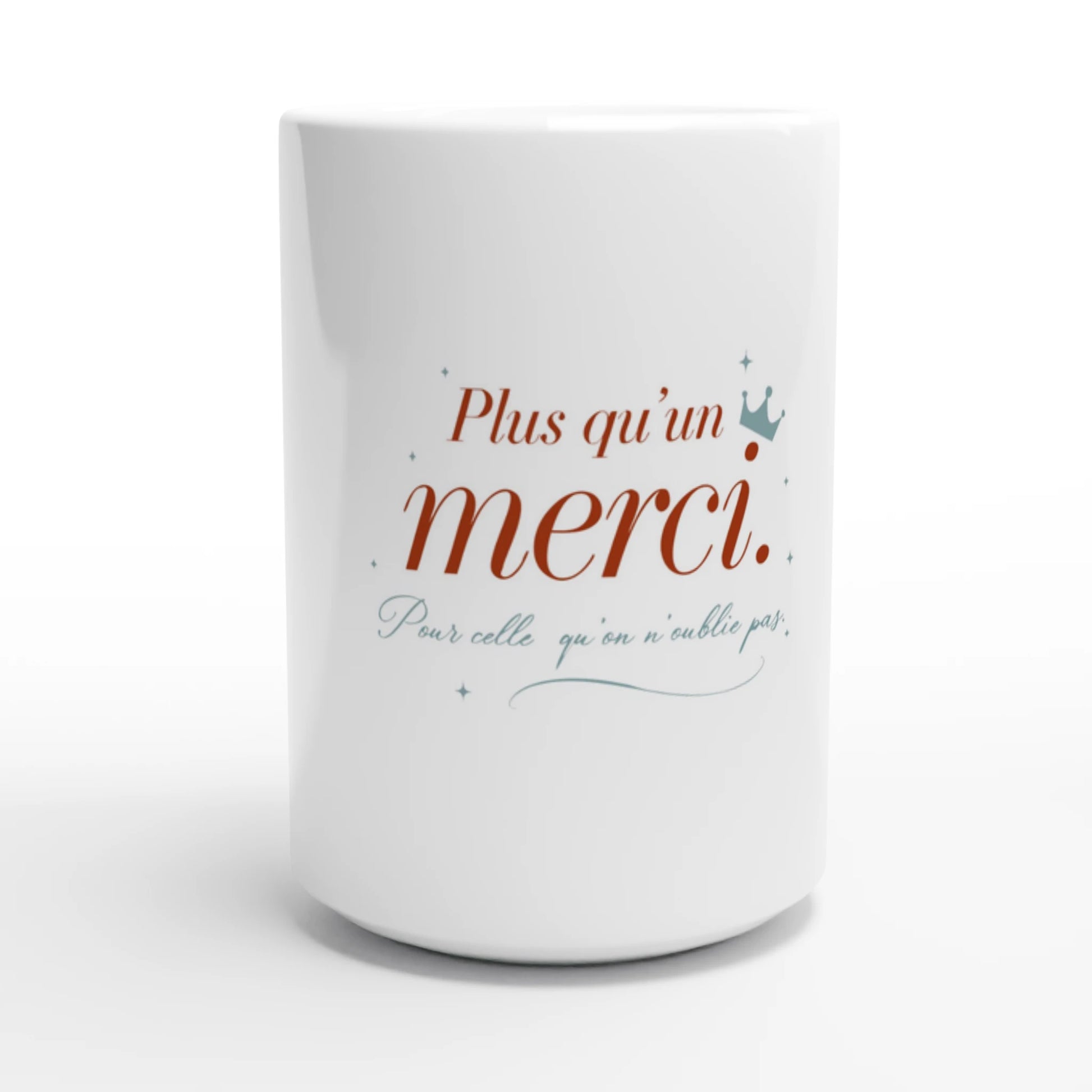 tasse cadeau plus qu'un merci