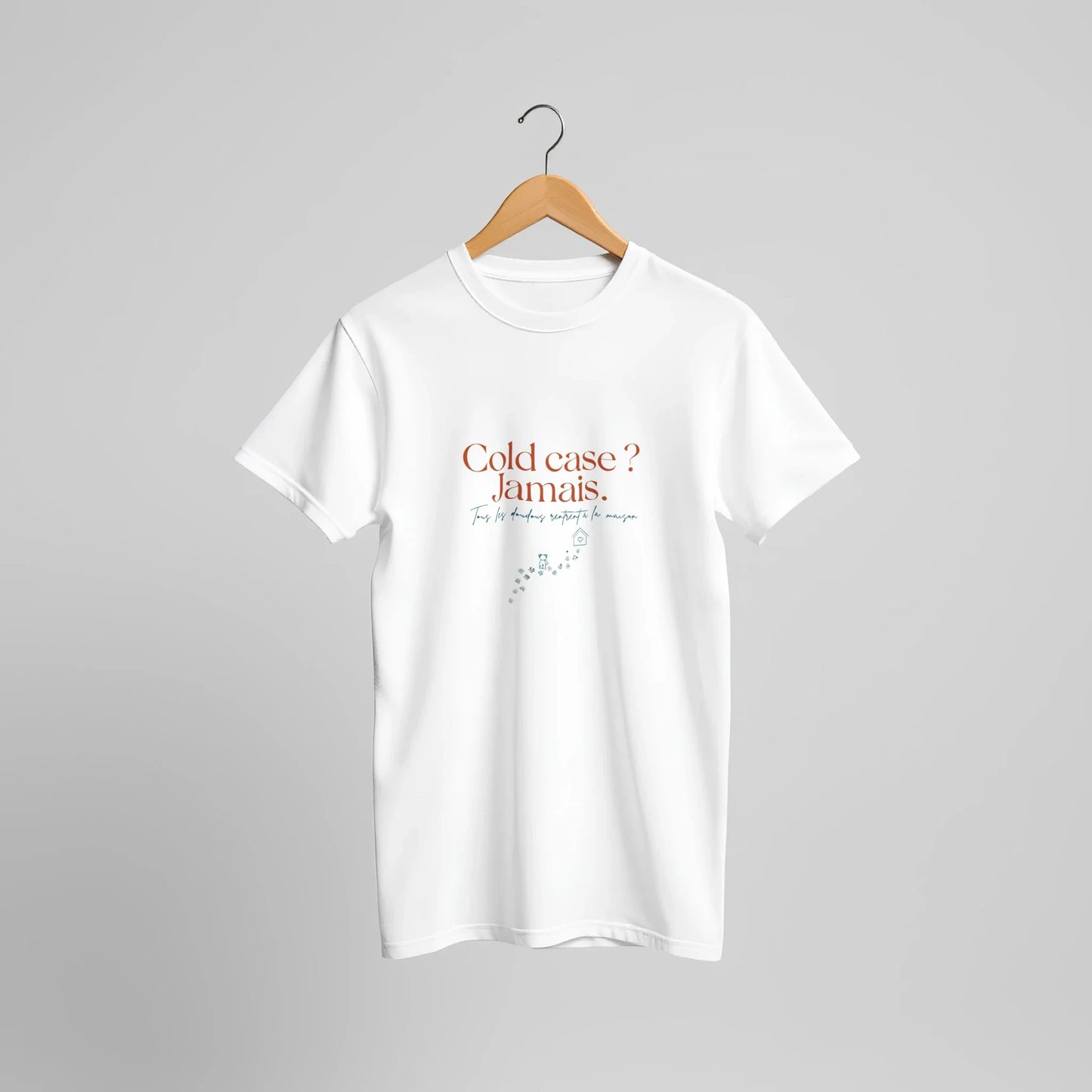 T-shirt cadeau ATSEM « Cold Case des doudous » : visuel 7, Plus qu'un Merci