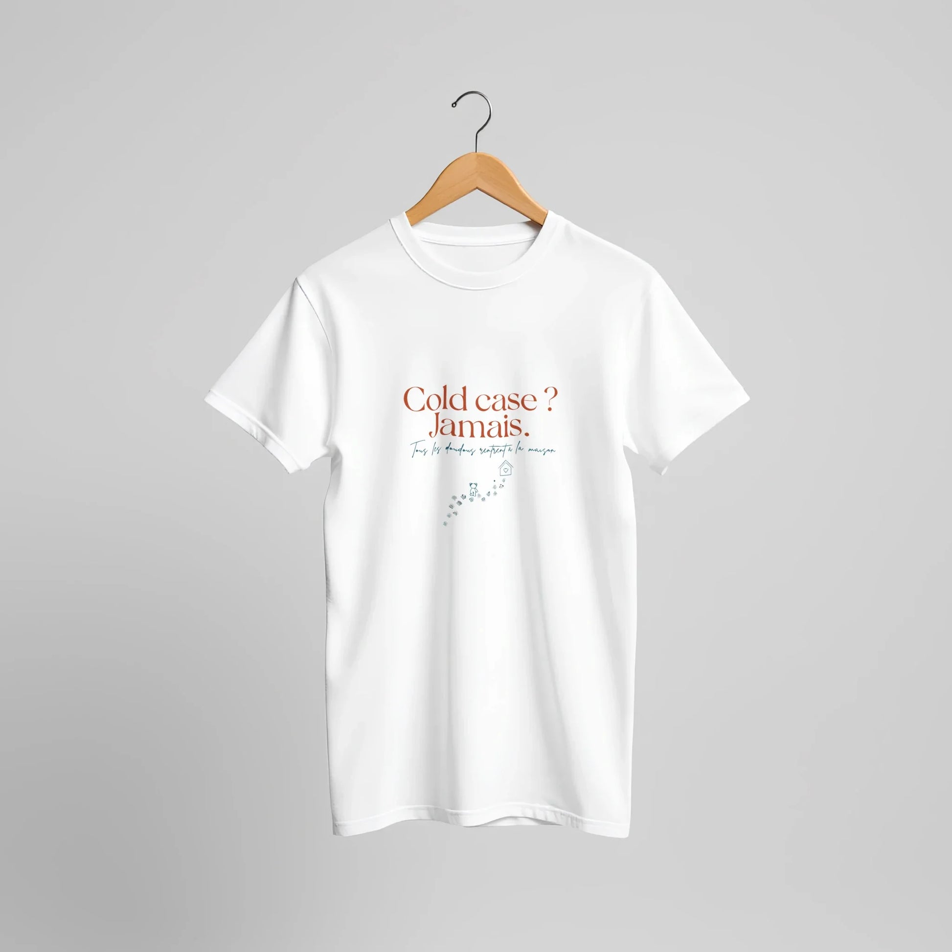 T-shirt cadeau ATSEM « Cold Case des doudous » : visuel 7, Plus qu'un Merci