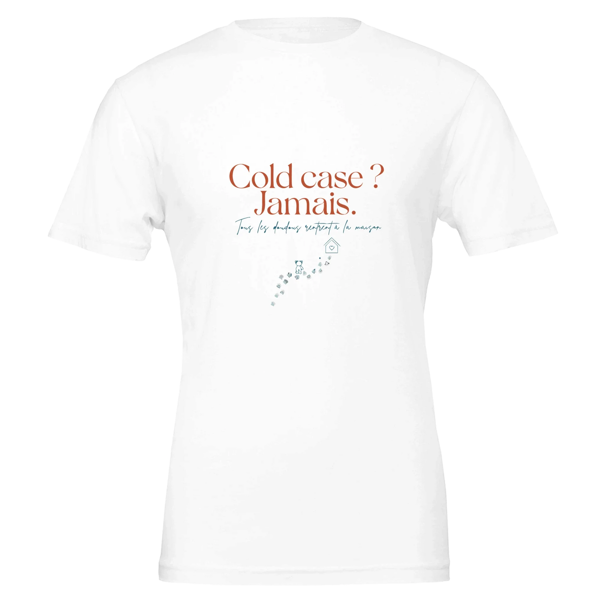 T-shirt cadeau ATSEM « Cold Case des doudous » : visuel 8, Plus qu'un Merci