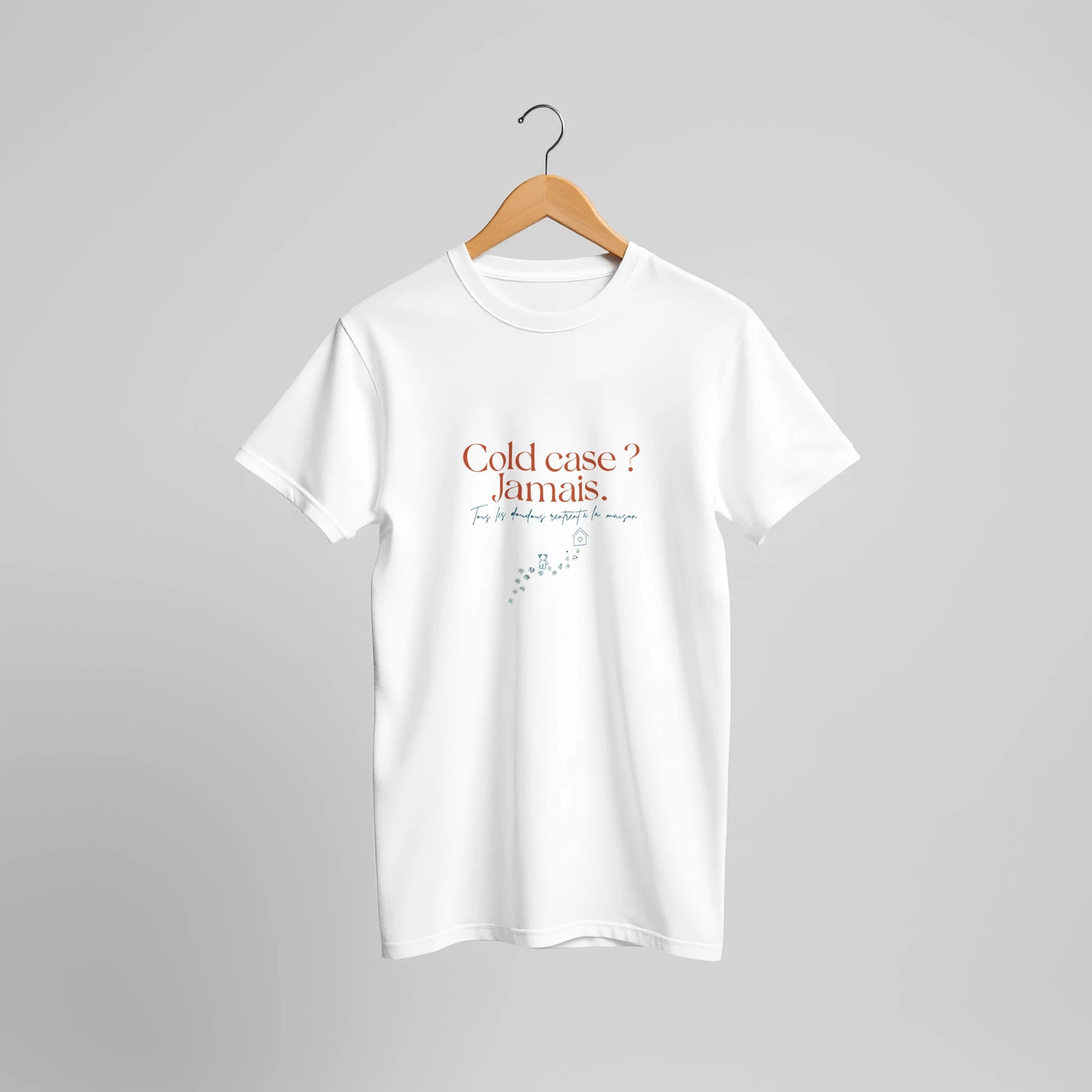 T-shirt cadeau nounou « Cold Case des doudous » : visuel 8, Plus qu'un Merci